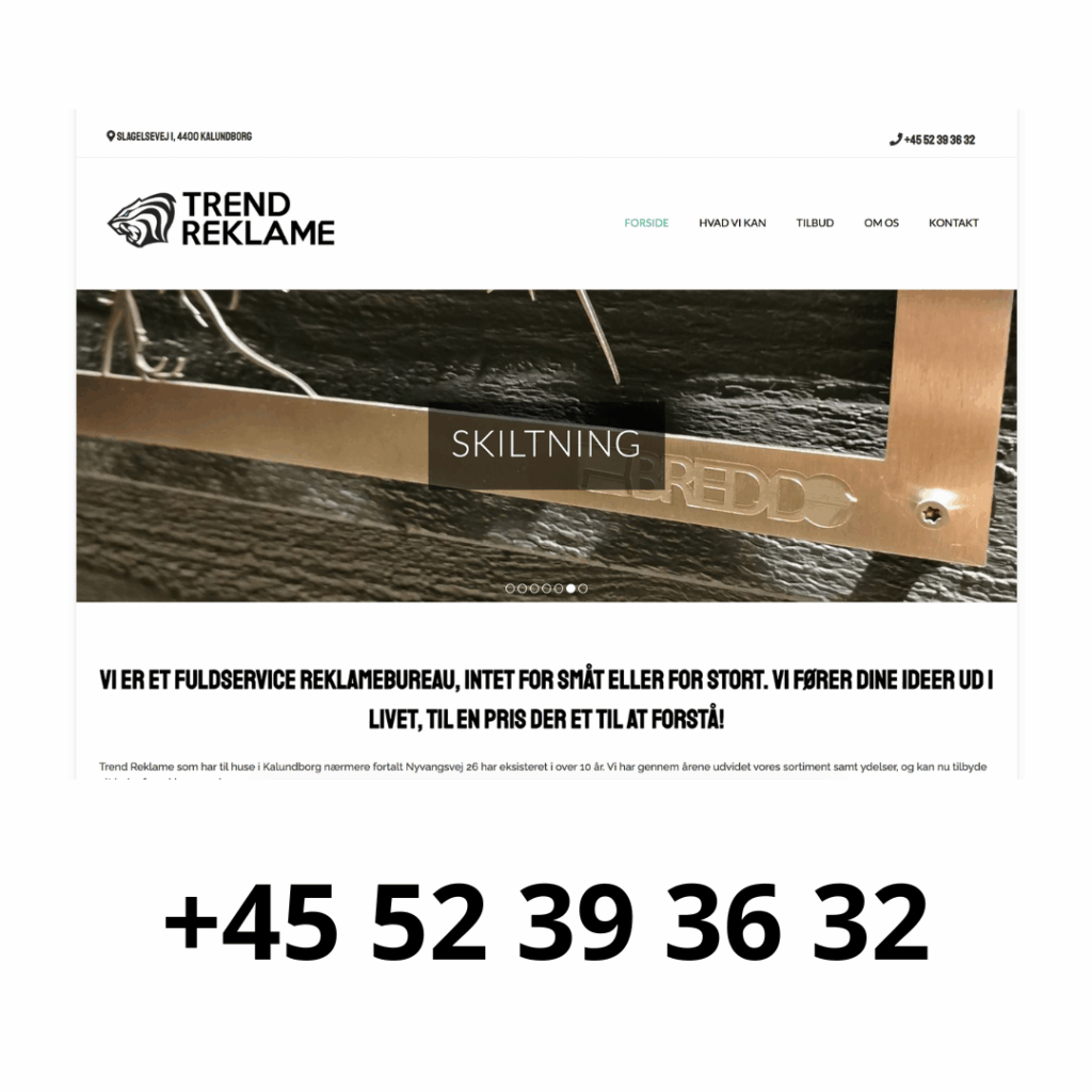 SKILTNING, FACADE, GRAFISK PRINT DESIGN